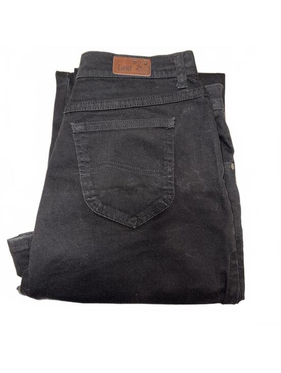 Lee Denim - Lee Relaxed Bootcut Dark Black Denim Jeans Woman’s Size 12 Long Casual Pants